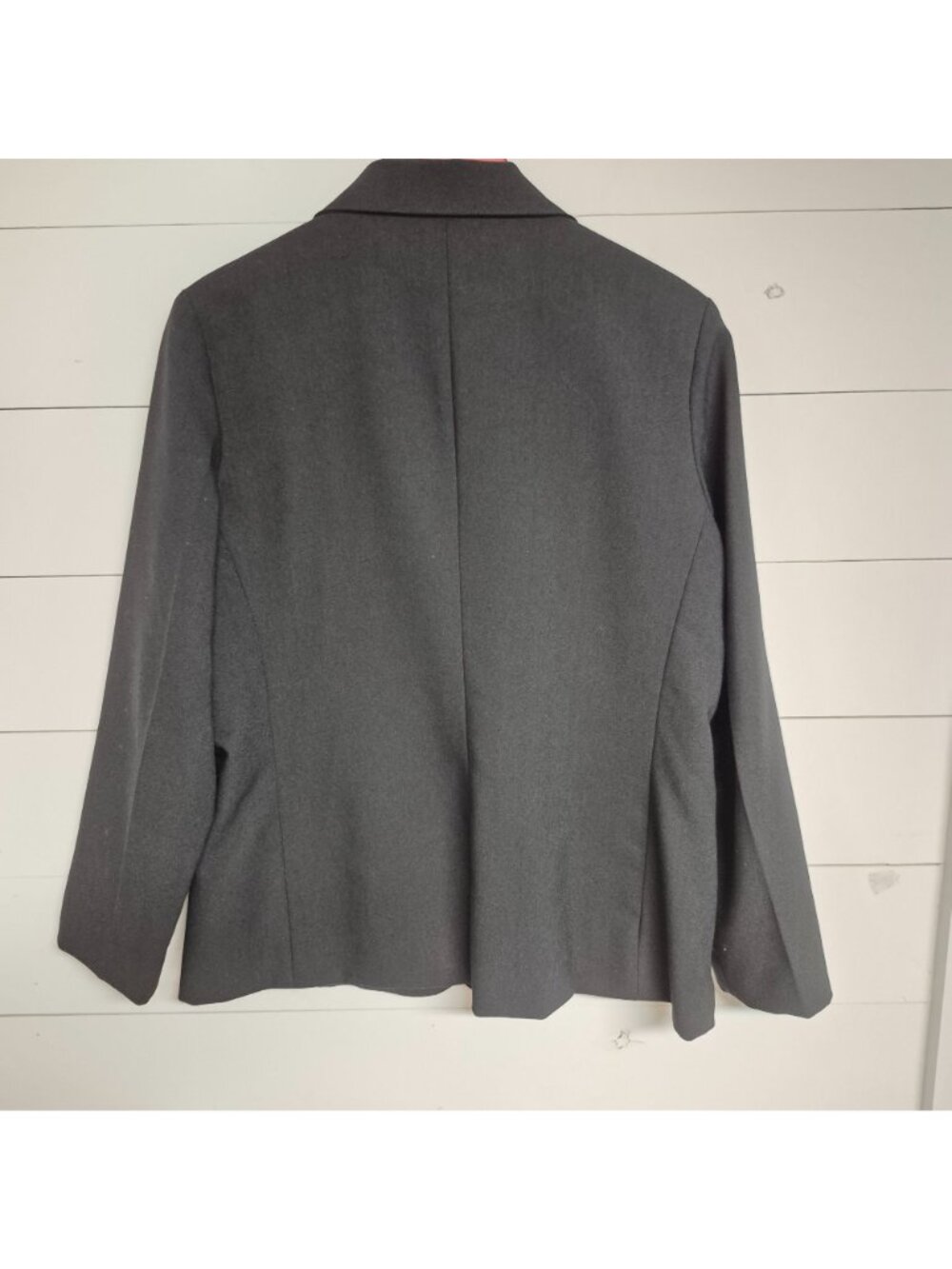 Glen Echo Women's Black Blazer Jacket Size M 2 Button Front - Picture 6 of 6
